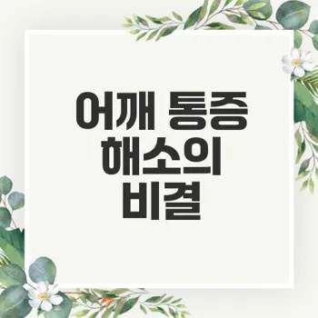 플리오 어깨 마사지기 복합 활용법과 효과